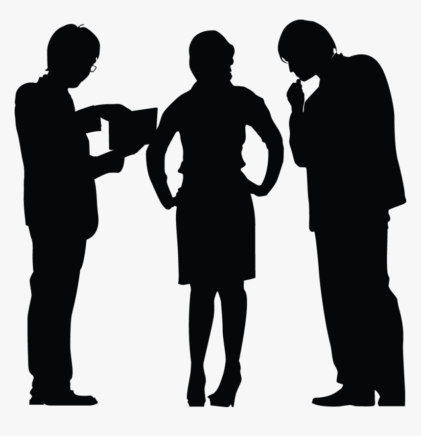 Business Meeting Silhouette - Silhouette, HD Png Download