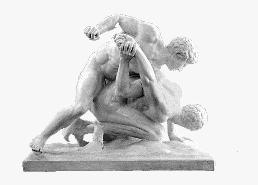 Uffizi Florence Wrestlers 1 - Ben Askren Greek Statue, HD Png Download