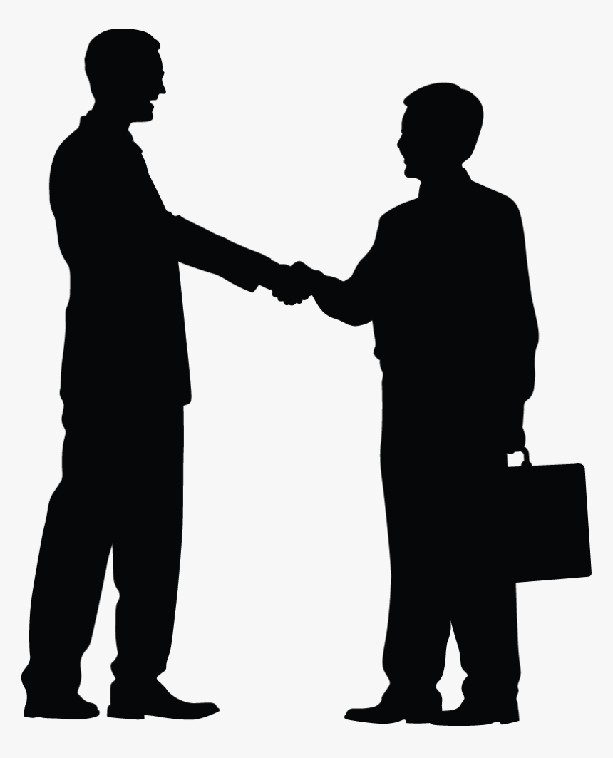 Businessman Shaking Hands Clipart - Clipart Men Shaking Hands, HD Png Download