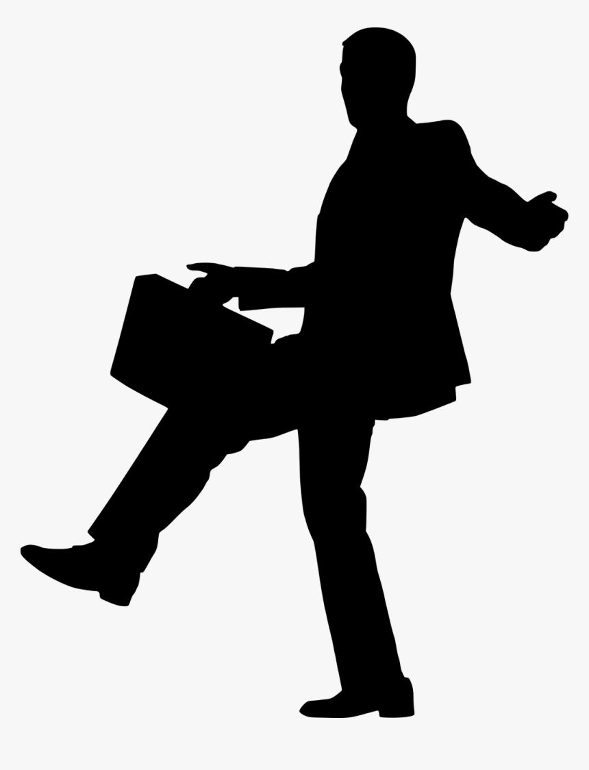 Man Suit Business Man Free Picture - Walking On Tightrope Clipart, HD Png Download