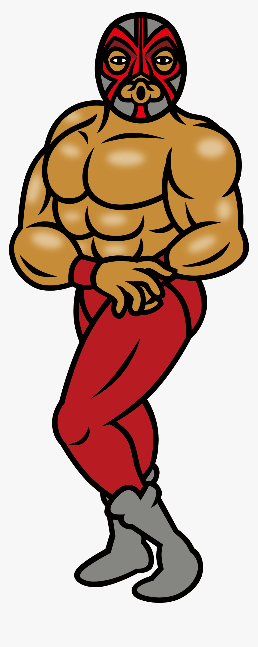 Transparent Wrestlers Clipart - Rhythm Heaven Wrestler, HD Png Download