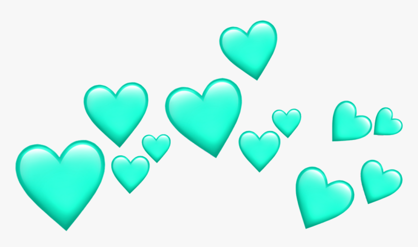 Transparent Repost Png - Green Heart Crown Transparent, Png Download