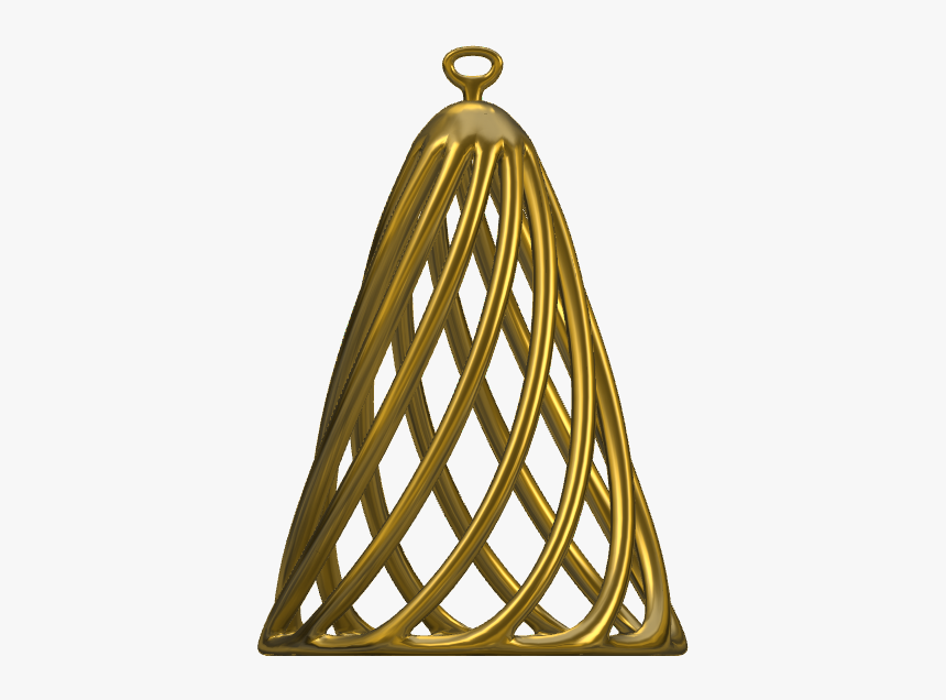 Christmas Tree Ornament - Brass, HD Png Download