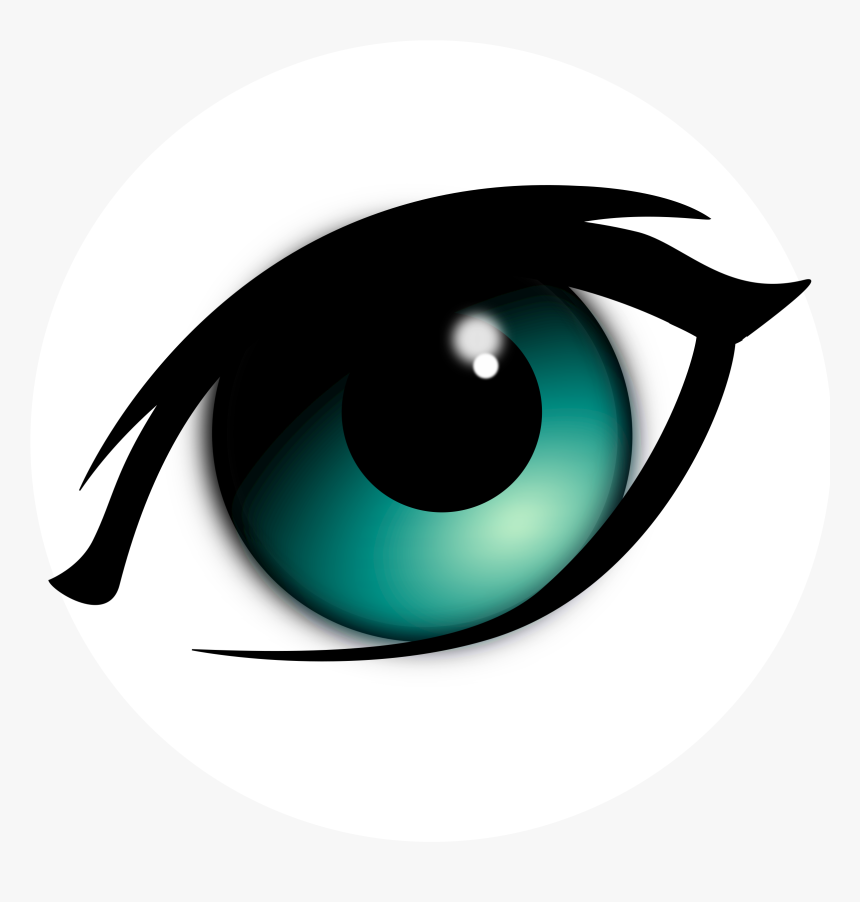 Animated Eyes Blue Cartoon - Cartoon Eye, HD Png Download , Transparent ...