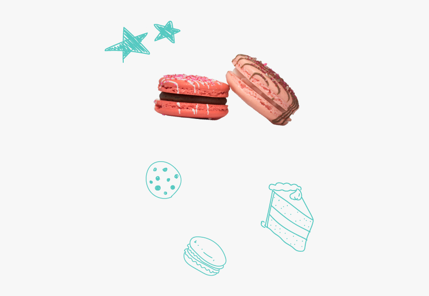 Macaron With Cute Dessert Drawings - Coin Purse, HD Png Download