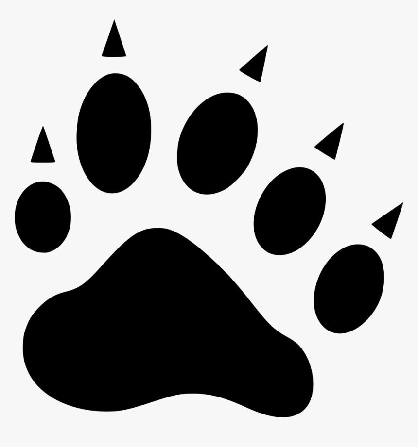 Paw Bear Animal Zoo Tiger Cat - Cheetah Hand Logo Circle, HD Png Download