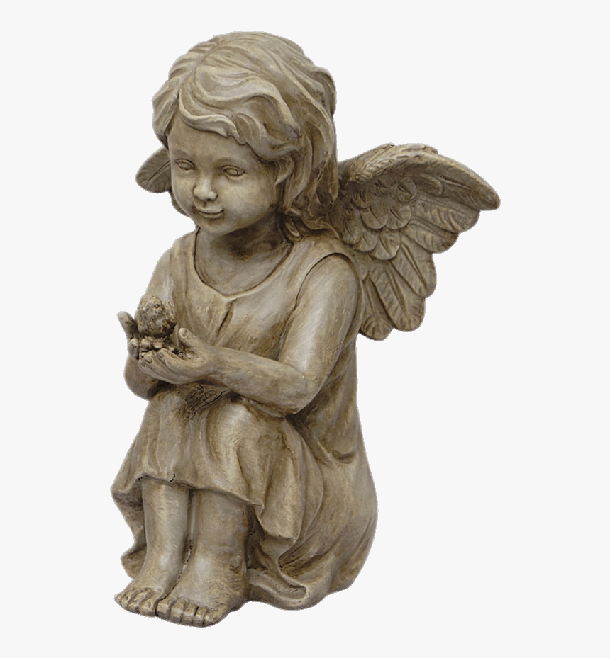 Cherub Statuette - Statue, HD Png Download