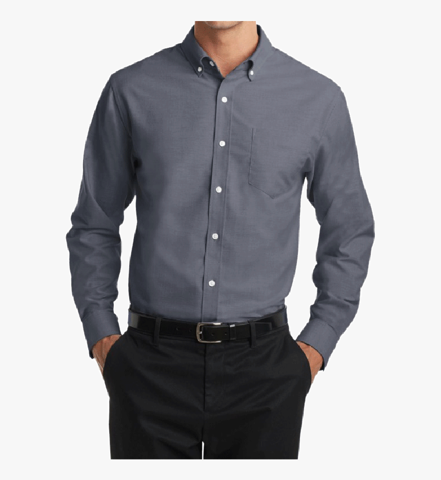 Oxford Button-down Shirt - Port Authority Superpro ™ Oxford Shirt S658, HD Png Download