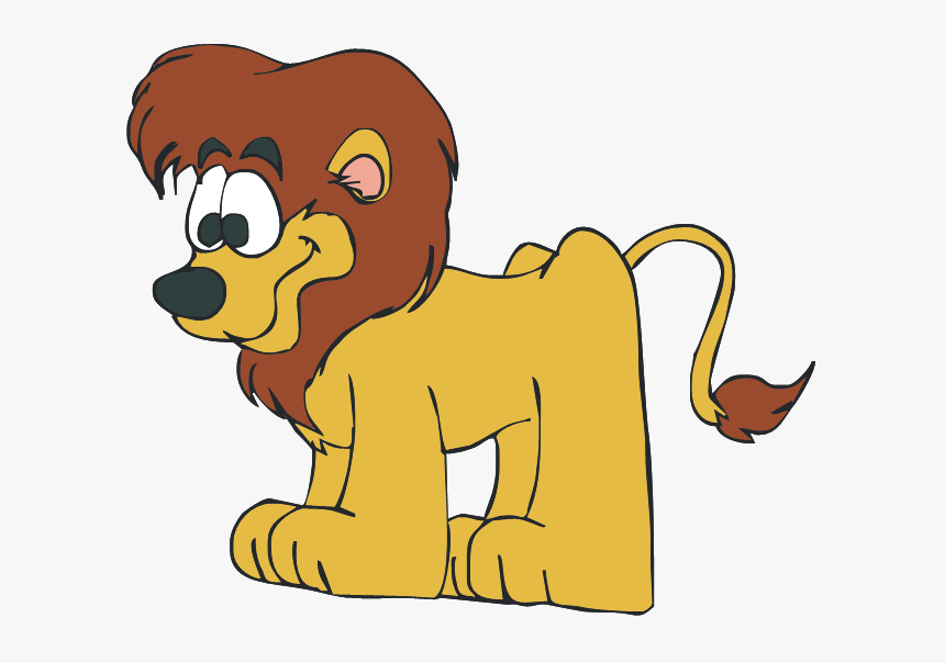Leão - Cartoon, HD Png Download