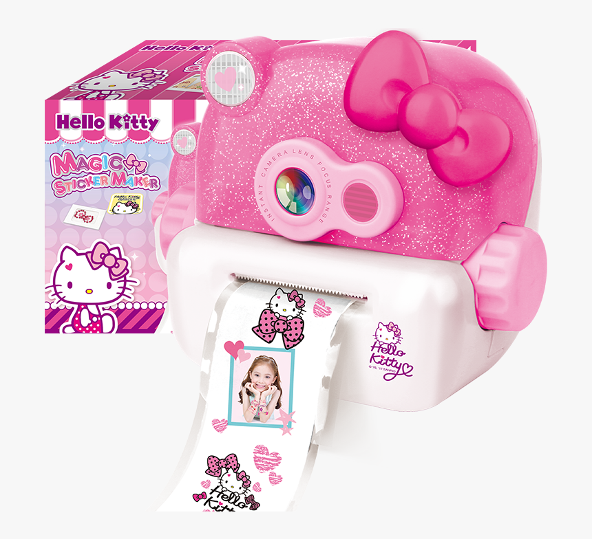 Transparent Hello Kitty Birthday Png - Hello Kitty Magic Diy Sticker, Png Download