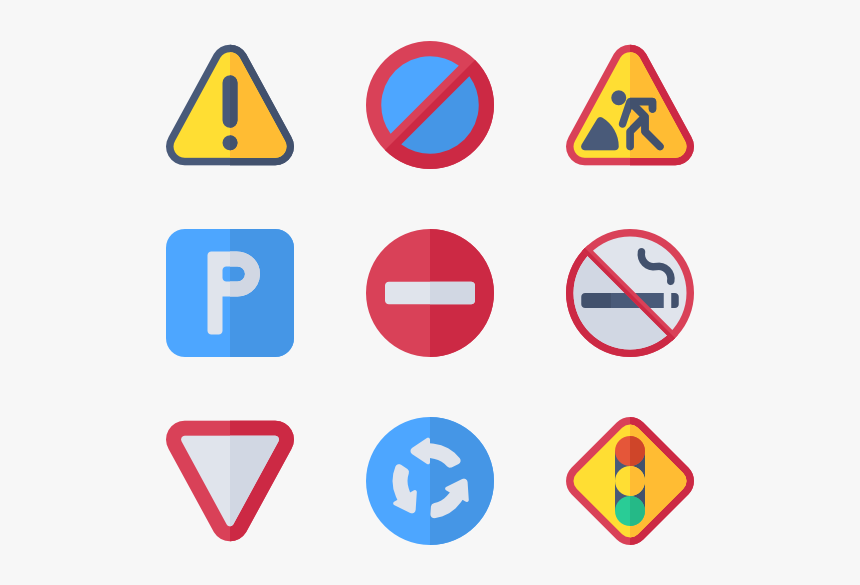 Traffic Signs - Transparent Background Social Media Logo Png, Png Download