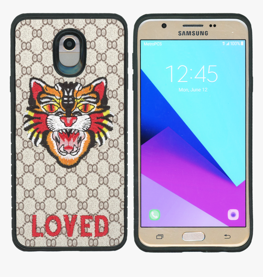 Samsung Galaxy J7 Mm Pattern Tiger Case, HD Png Download