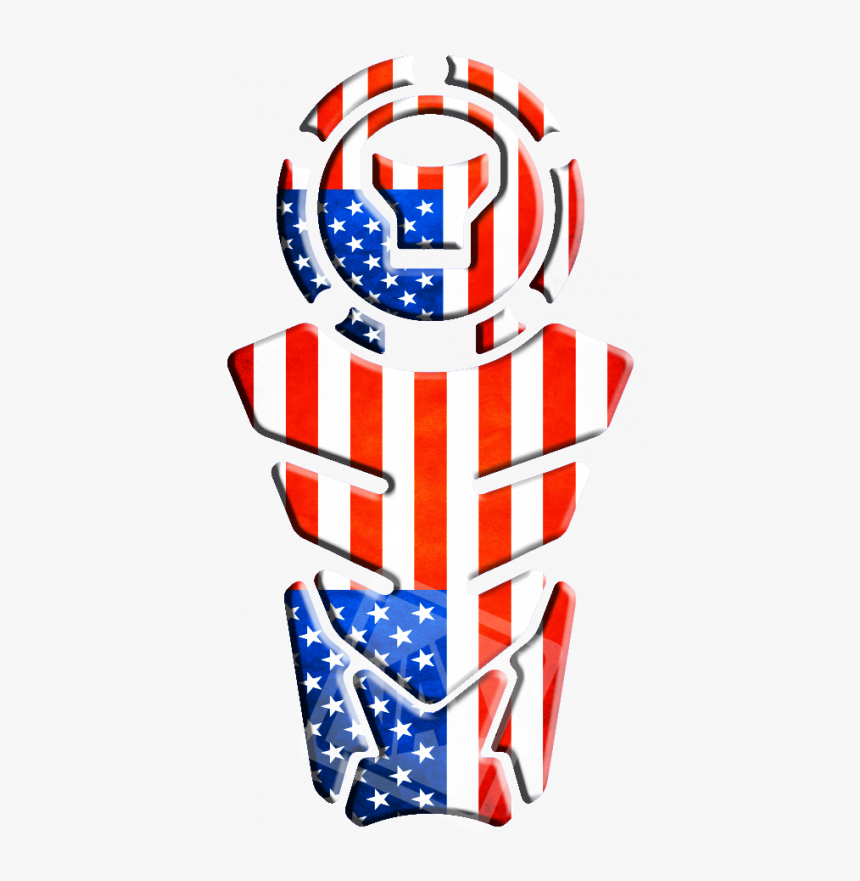 Adesivos Com Bandeira Dos Estados Unidos Na Moto Na,, HD Png Download