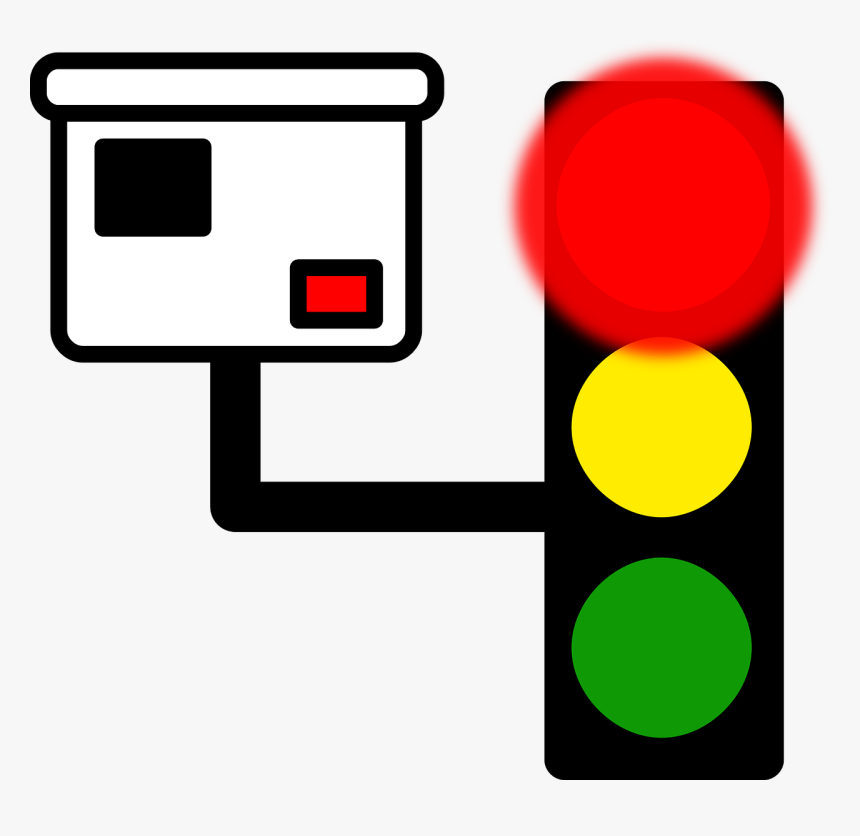 Traffic, Light, Camera, Flashing, Red, Stop, Road Red Light Camera Icon, HD Png Download