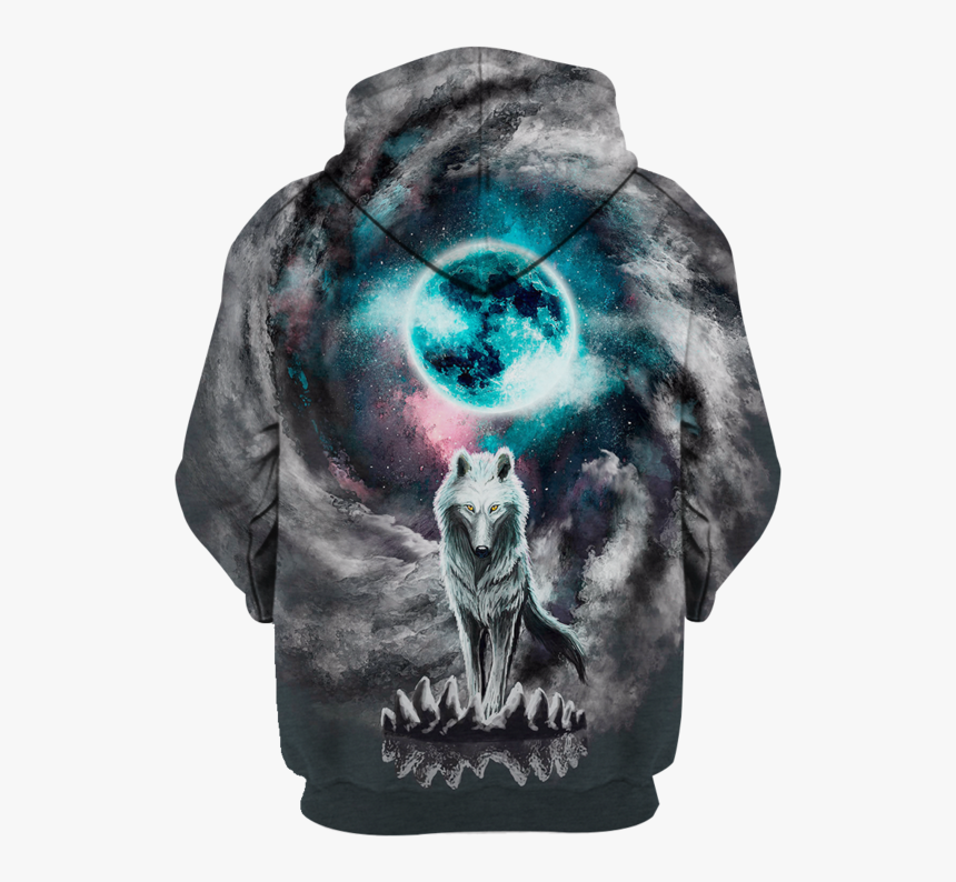 Wolf Hoodie 3d Wolf Hoodie 3d - Lonely Wolf, HD Png Download