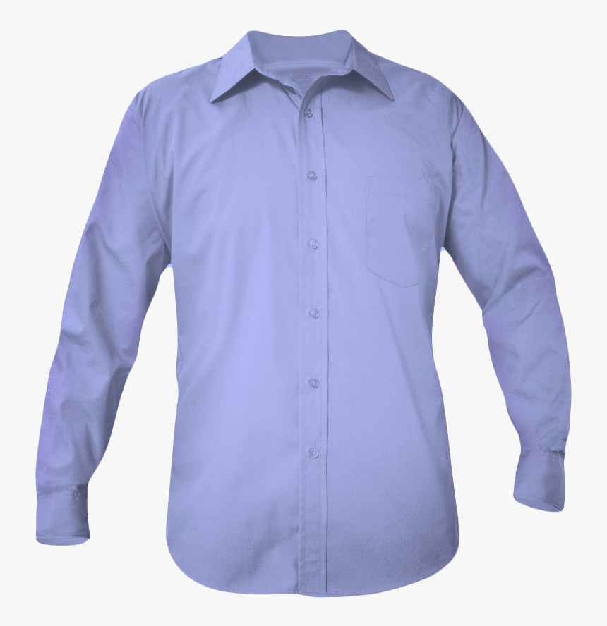 Sky Blue Uniform Shirt, HD Png Download