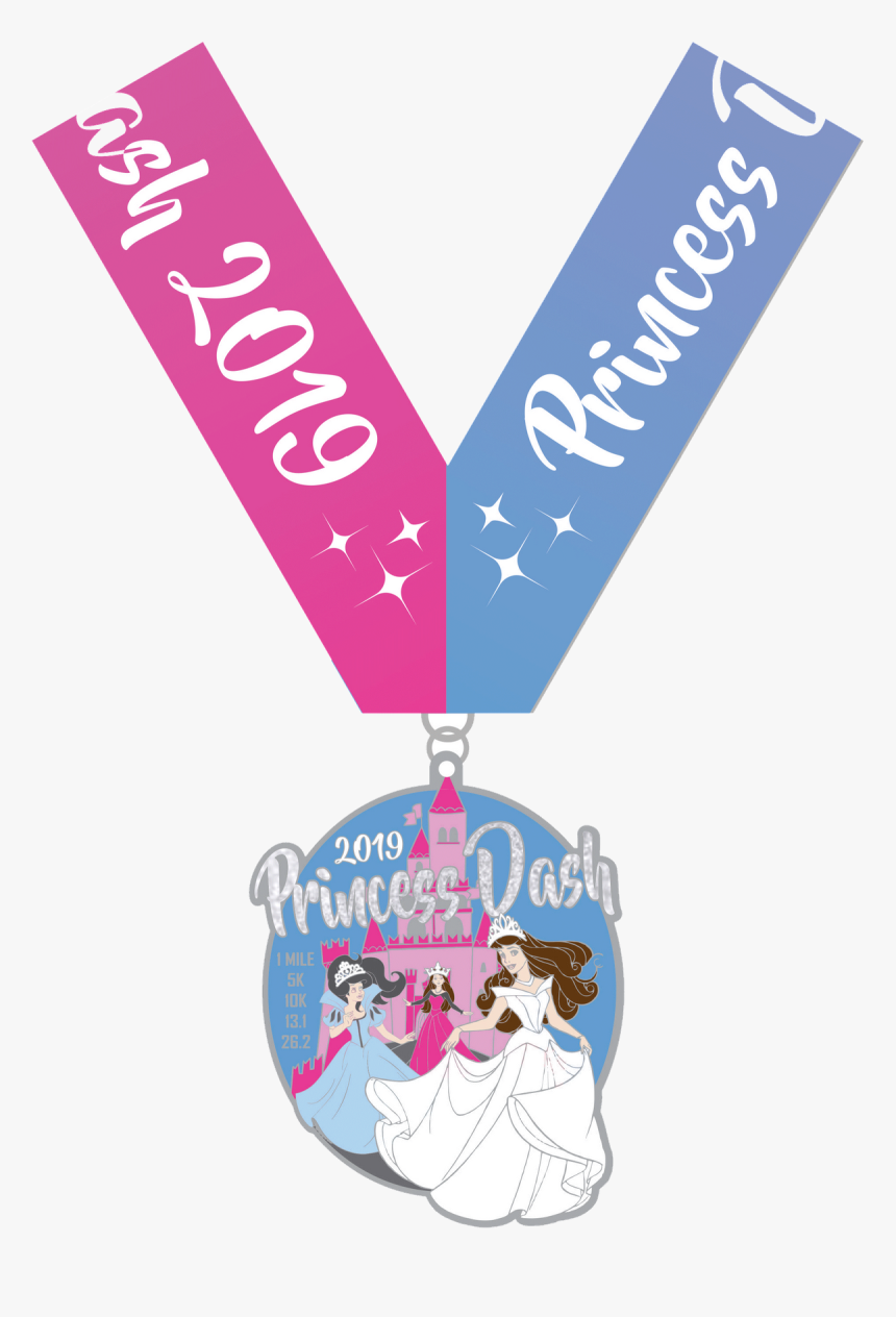 2019 Princess Dash 1 Mile, 5k, 10k, 13.1, 26.2, HD Png Download