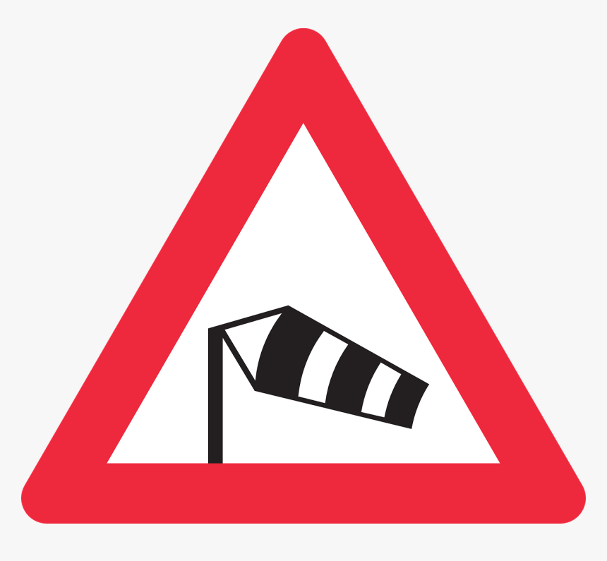Low Flying Aircraft Road Sign, HD Png Download