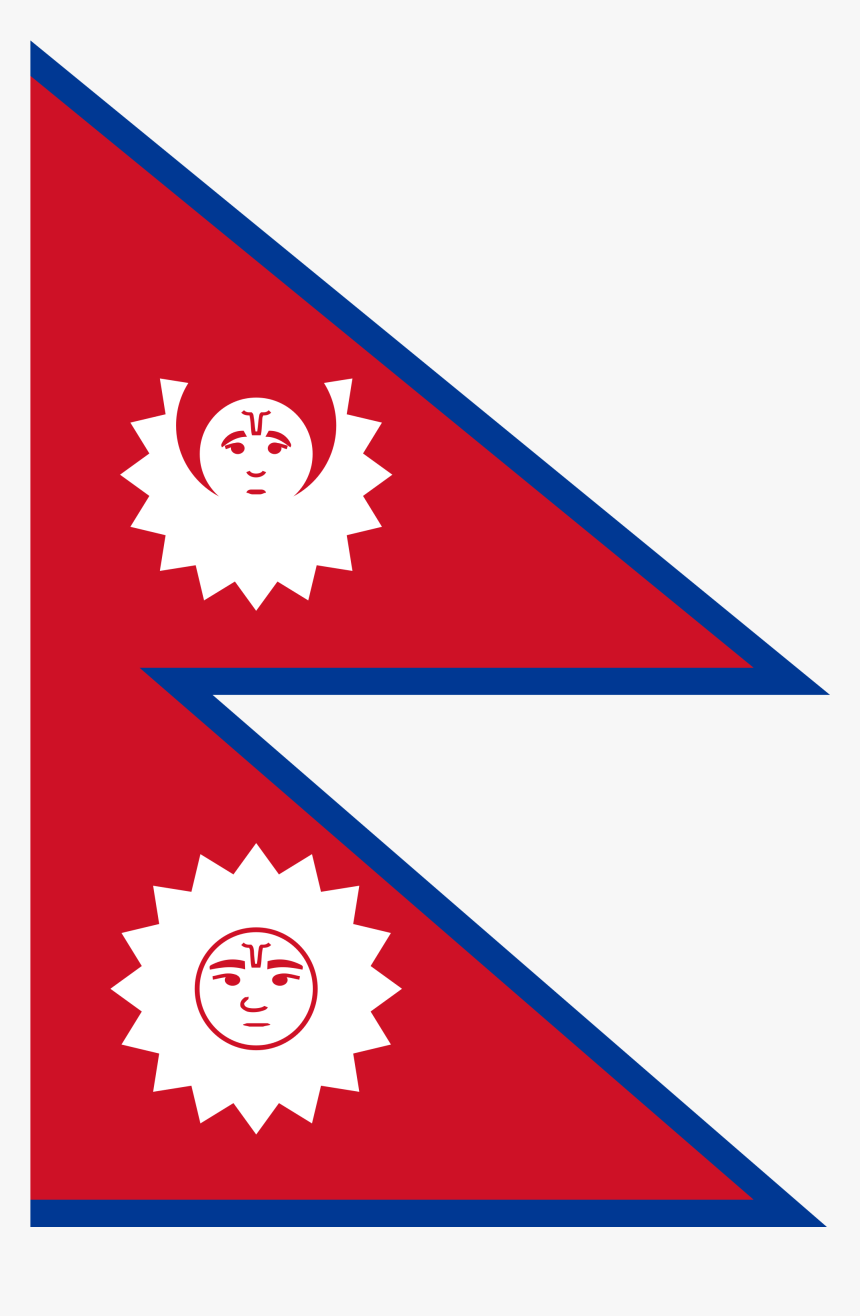 Bandeira Do Nepal - Old Flag Of Nepal, HD Png Download