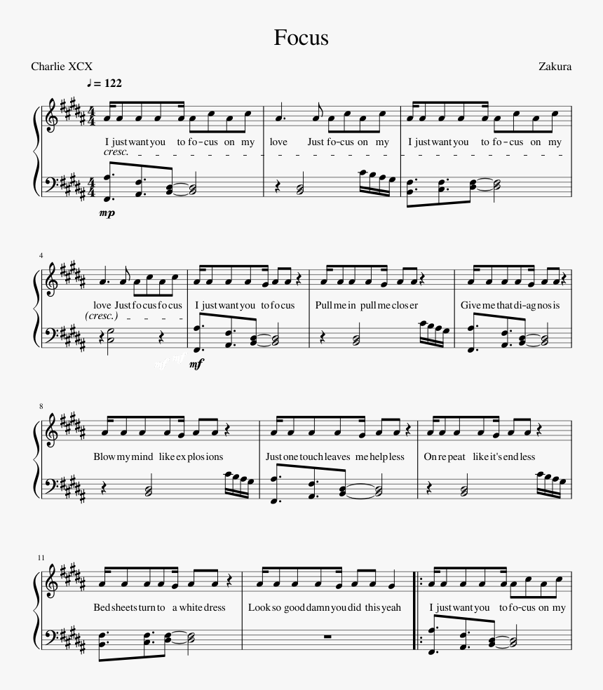 Je T Aime Notes, HD Png Download