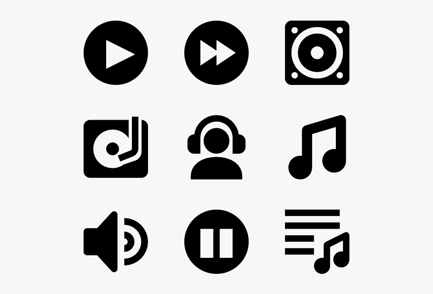 Audio - Png Iconos Redes Sociales, Transparent Png
