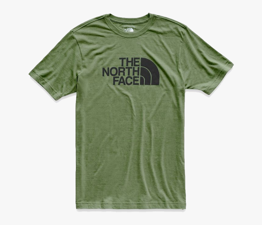 Transparent North Face Logo Png - Mens Short Sleeve Half Dome Tri Blend Tee, Png Download