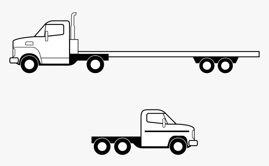 Motor Vehicle,vehicle,mode Of Transport,commercial - Flatbed Truck Clip Art, HD Png Download