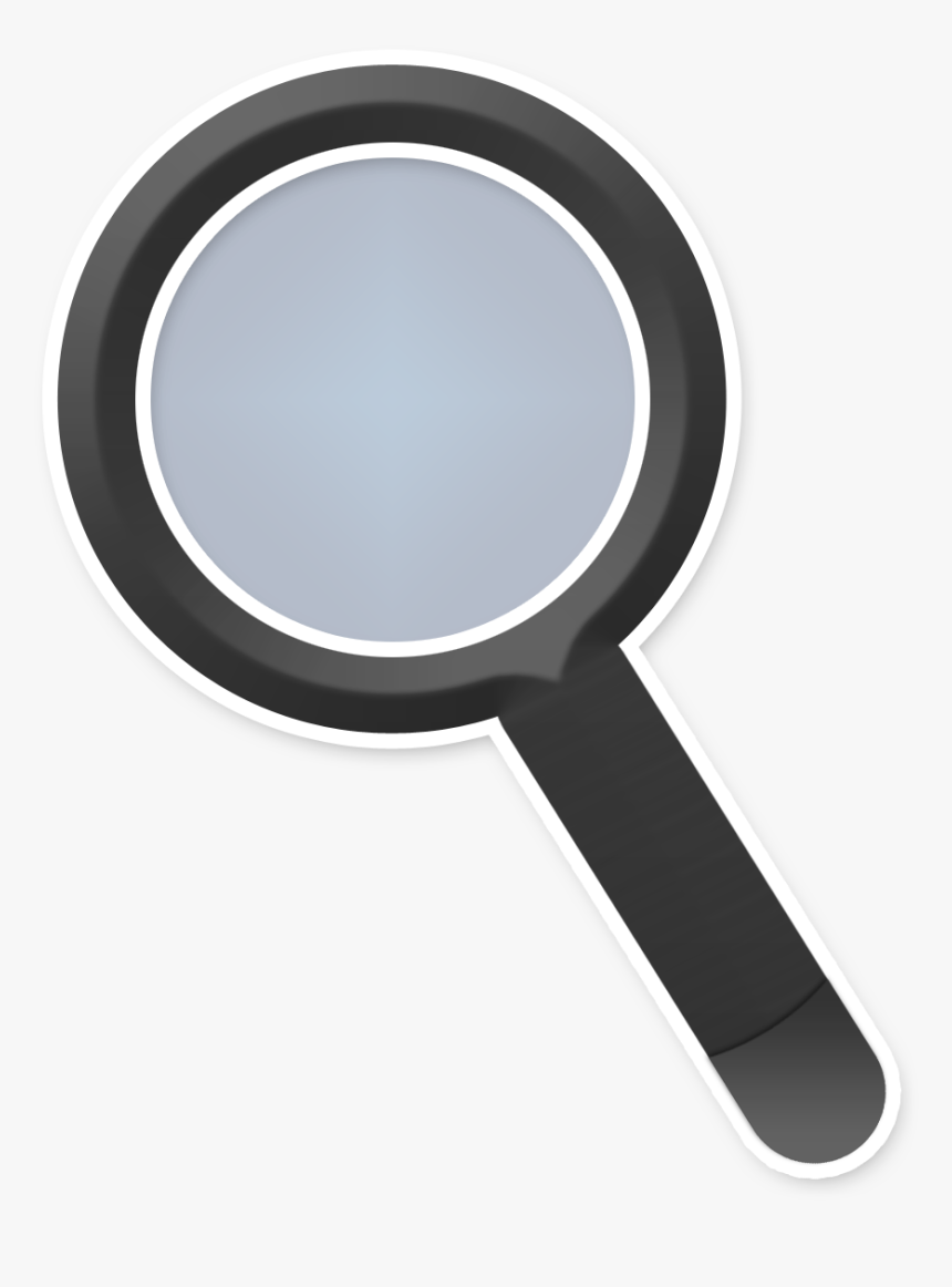 Free Magnifying Glass Icon Png - Circle, Transparent Png