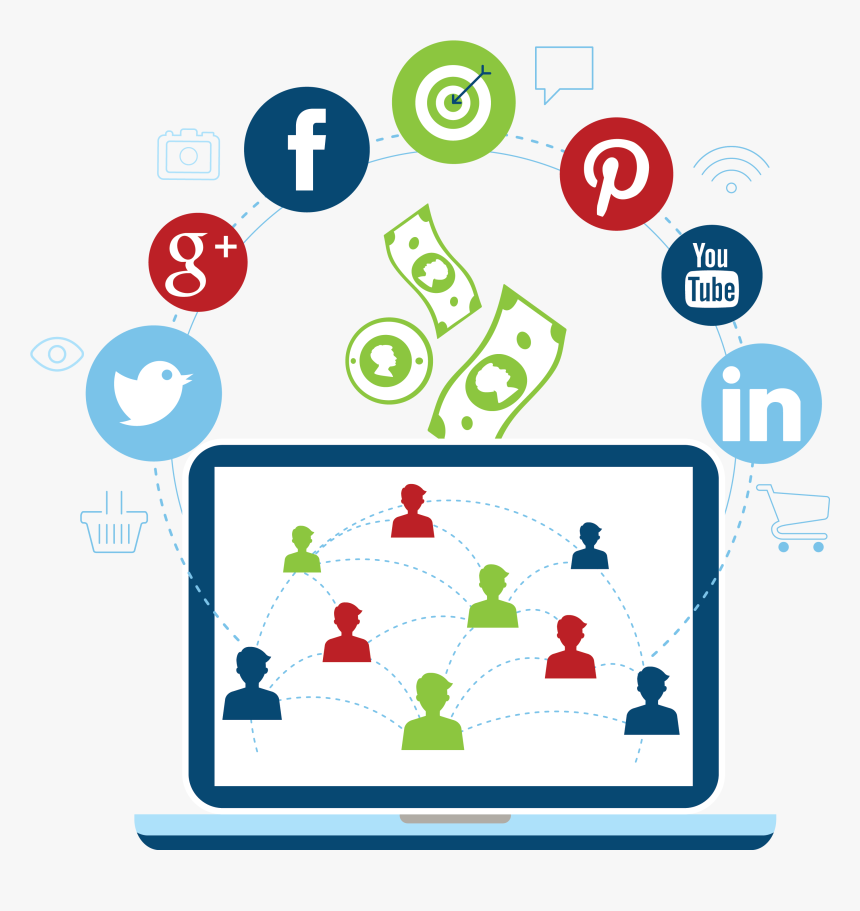 Redes Sociales - Transparent Background Social Media Icon, HD Png Download