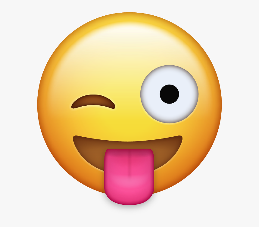 Download Tongue Emoji Pawis Emoji Bday - Tongue Face Emoji Png, Transparent Png