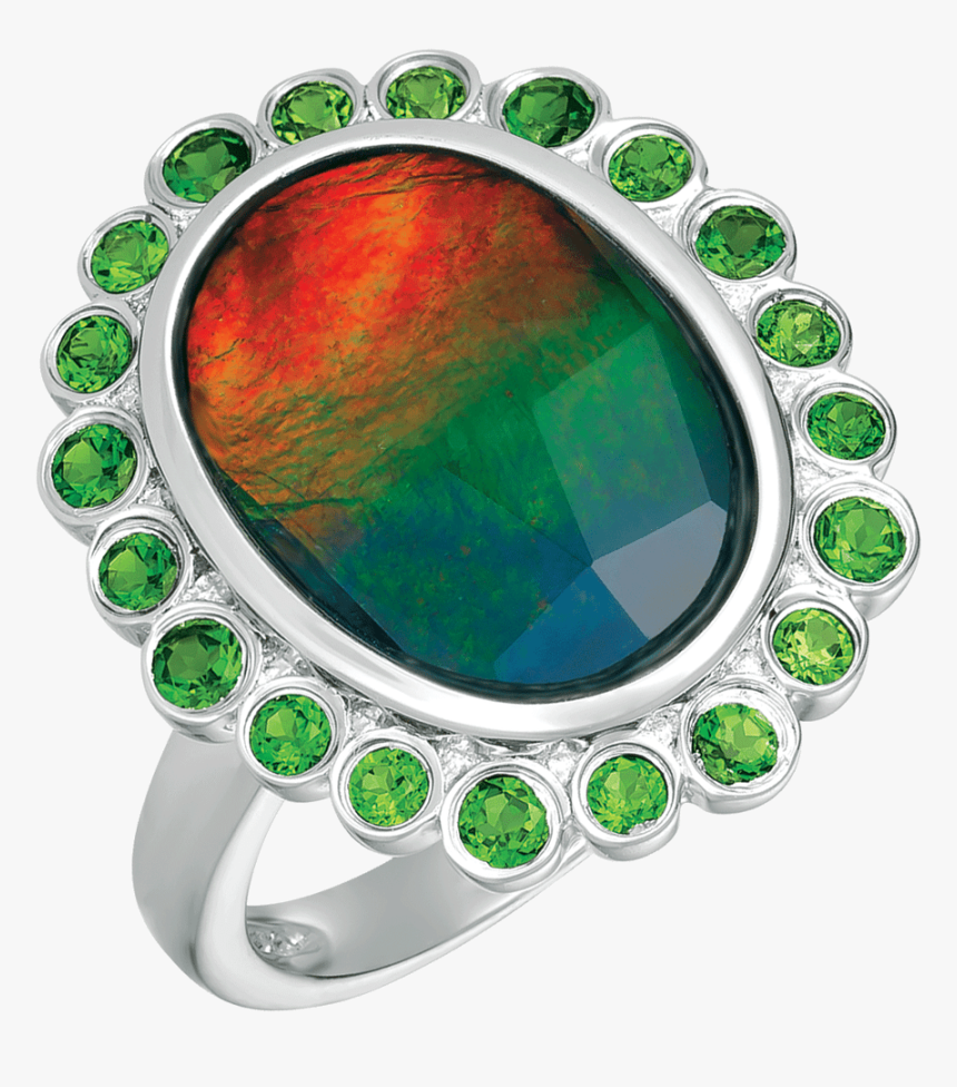 Transparent Chrome Circle Png - Emerald, Png Download