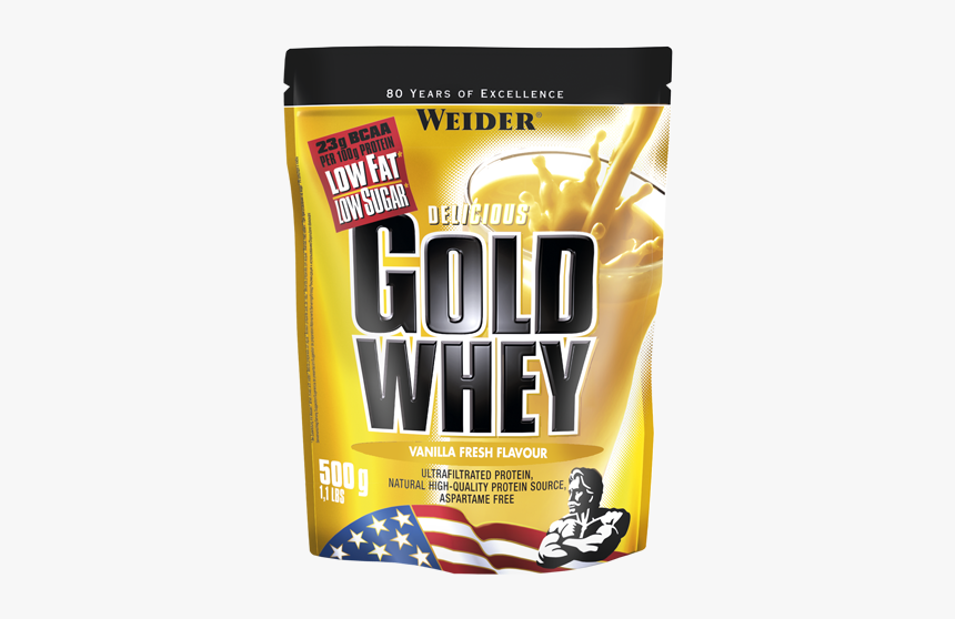 Gold Whey - Gold Whey Protein Weider, HD Png Download