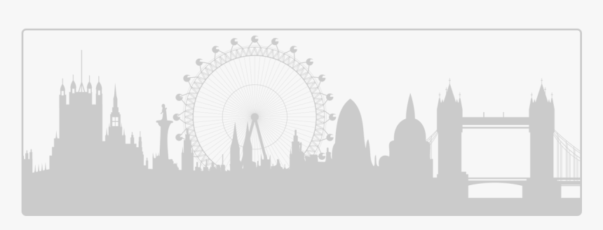 London Skyline Silhouette Png , Png Download - London Skyline Vector, Transparent Png