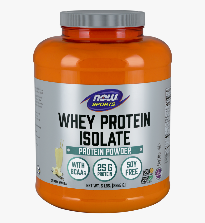 Transparent Whey Png - Now Whey Protein Isolate, Png Download