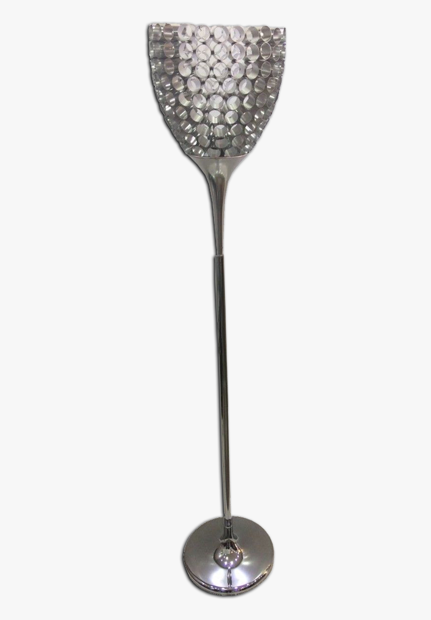 Silver Chrome Hollow Circle Long Floor Lamp [f372s] - Wine Glass, HD Png Download