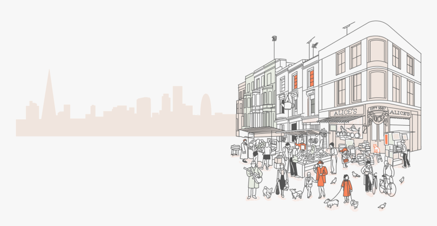 Transparent London Skyline Png - Apartment, Png Download