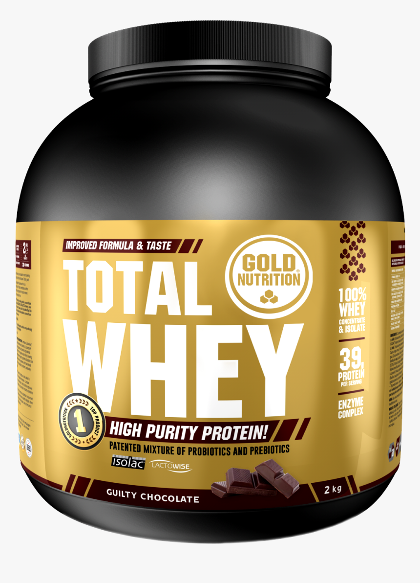 Total Whey With Probiotics & Prebiotics - Gold Nutrition, HD Png Download