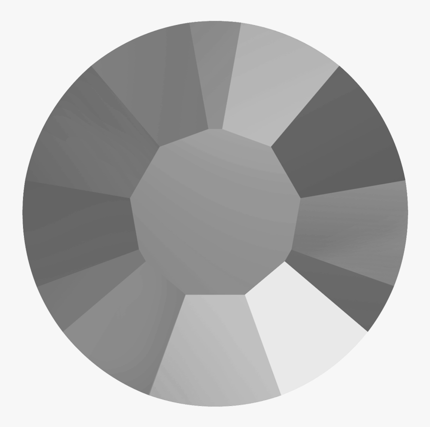 Star Bright Flatback Rhinestones Ss16 Crystal Light - Circle, HD Png Download