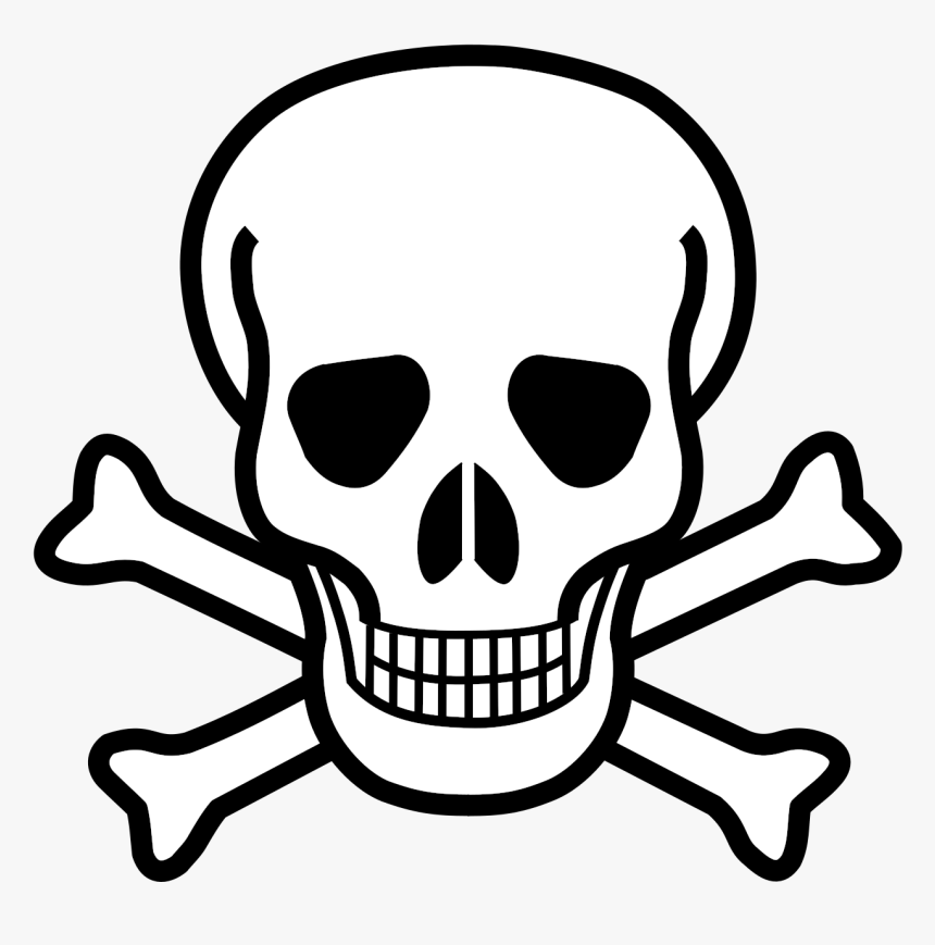 Skull And Crossbones Large, HD Png Download