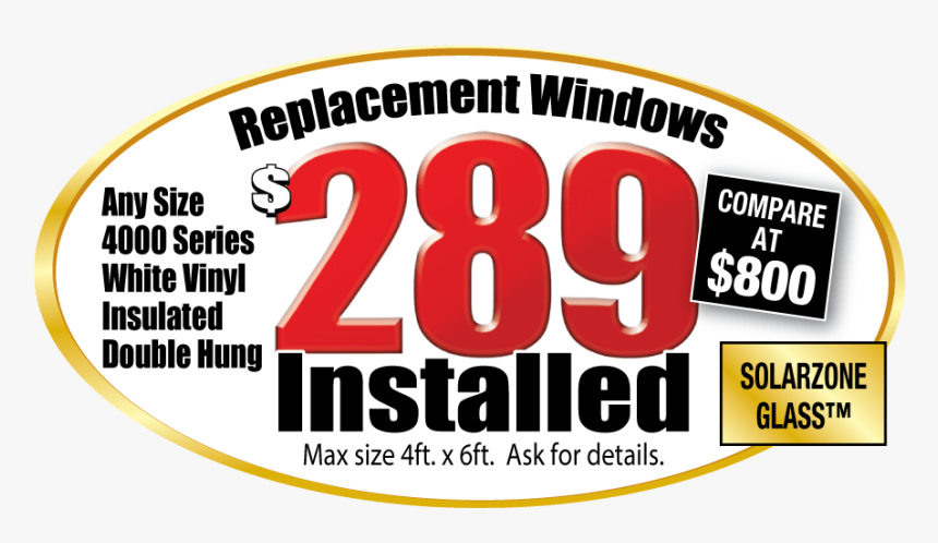 $289 Windows - Label, HD Png Download