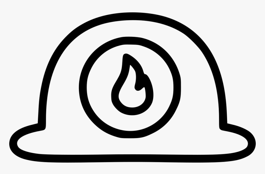 Helmet Png Icon Free - Symbol For Fireman, Transparent Png