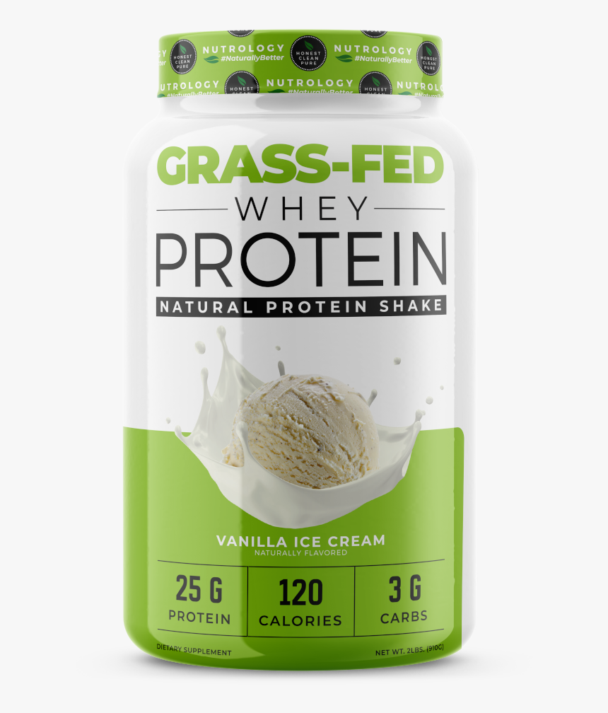 Grass Fed Whey Protein Van Front - Plant Milk, HD Png Download