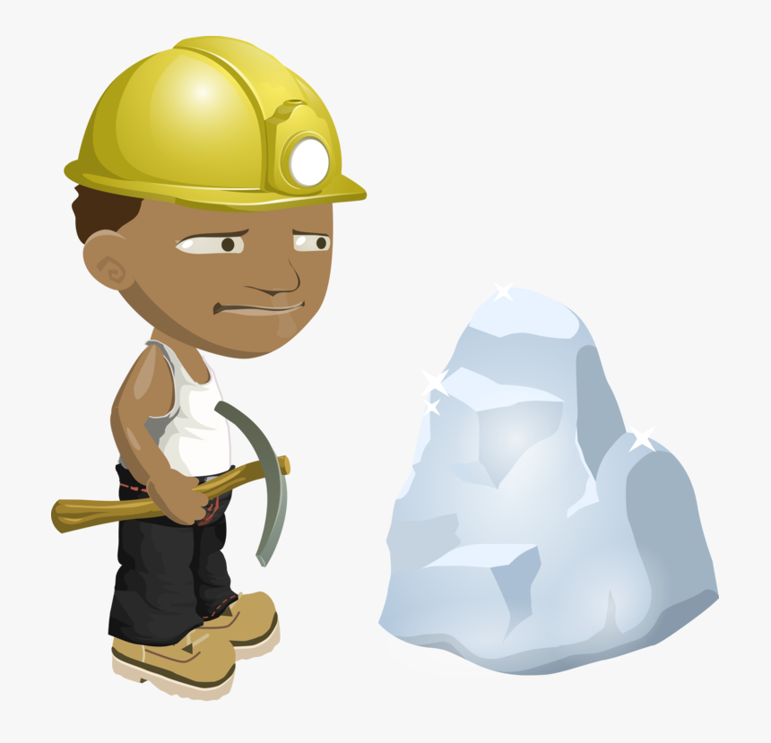 Hat - Worker Free Mining Clipart, HD Png Download