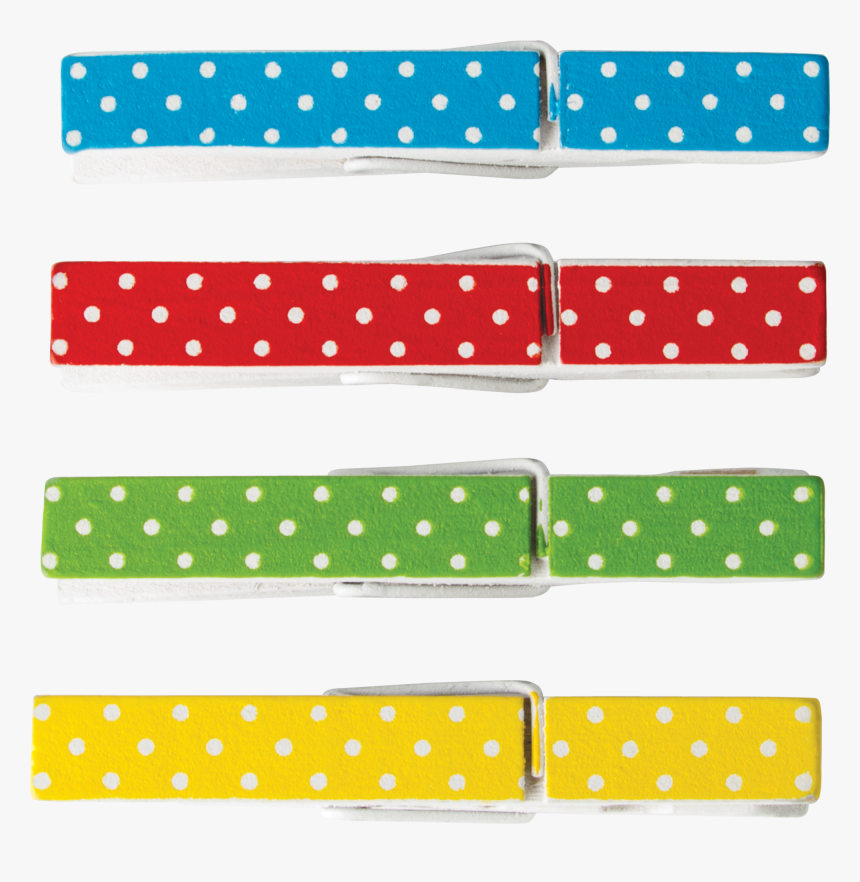 Polka Dots Clothespins - Clothespin, HD Png Download