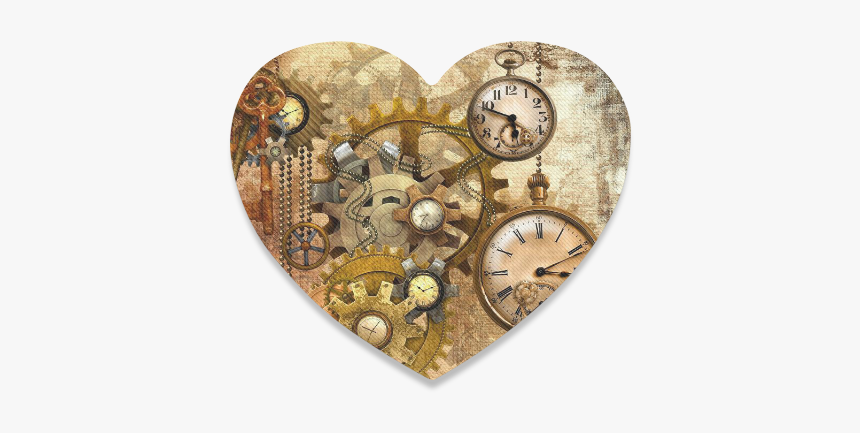 Steampunk Heart Coaster - Heart, HD Png Download