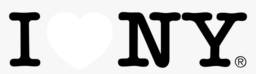 Love Ny Black And White, HD Png Download