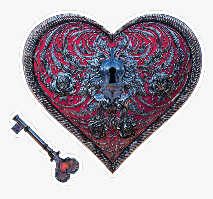 Heart & Key - Heart, HD Png Download