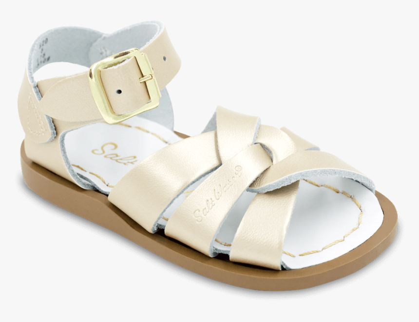 Baby Sized Original Salt Water Sandal In Gold Color - Sandal, HD Png Download
