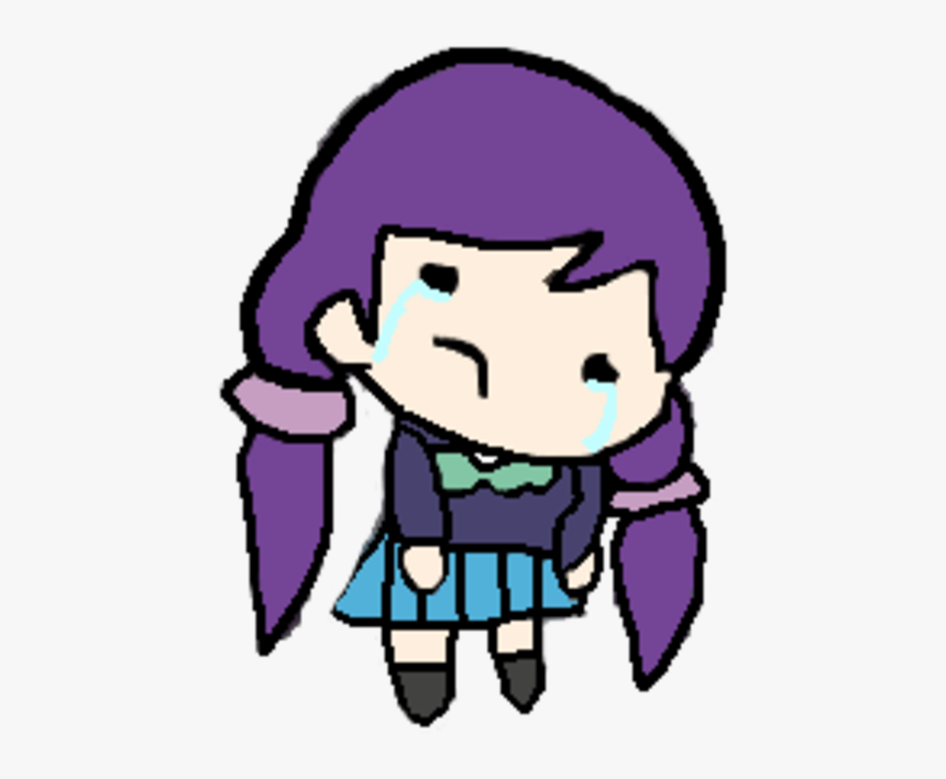 Nozomi Tojo Facial Expression Pink Purple Nose Head - Smol Nozomi Crying, HD Png Download
