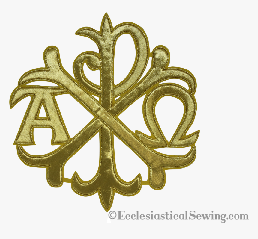 Alpha Omega Symbols Gold, HD Png Download